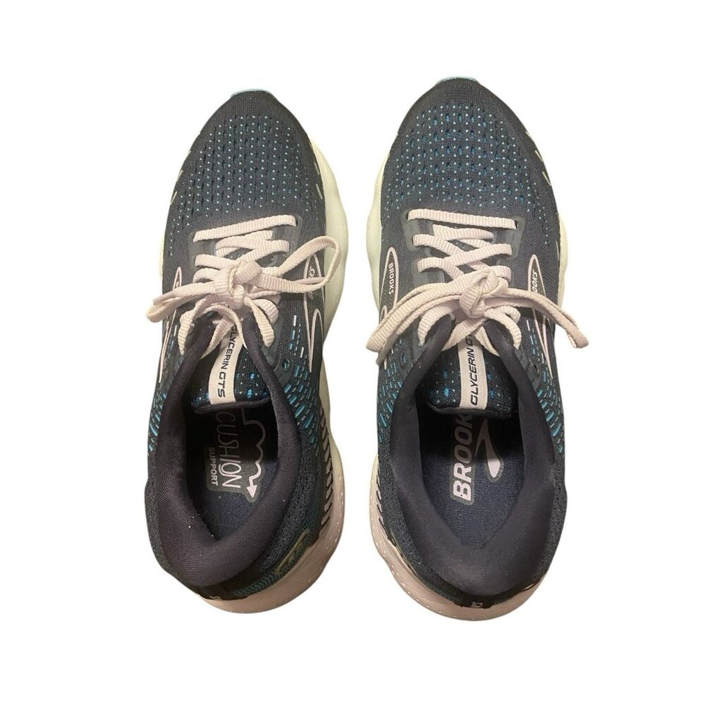 Brooks Glycerin 20 Shoes Size 8.5 Blue/Lilac Athleisure Run Women's Academia‎ - Picture 5 of 9